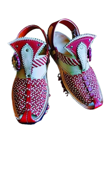 Authentic Leather Balochi Chawat Ethnic Style